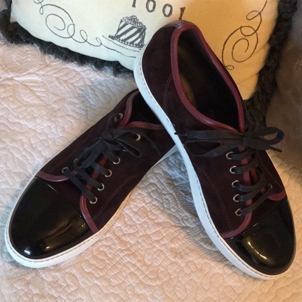 Lanvin Calfskin Patent Men’s Shoes UK 9/US 10 - Picture 2 of 8